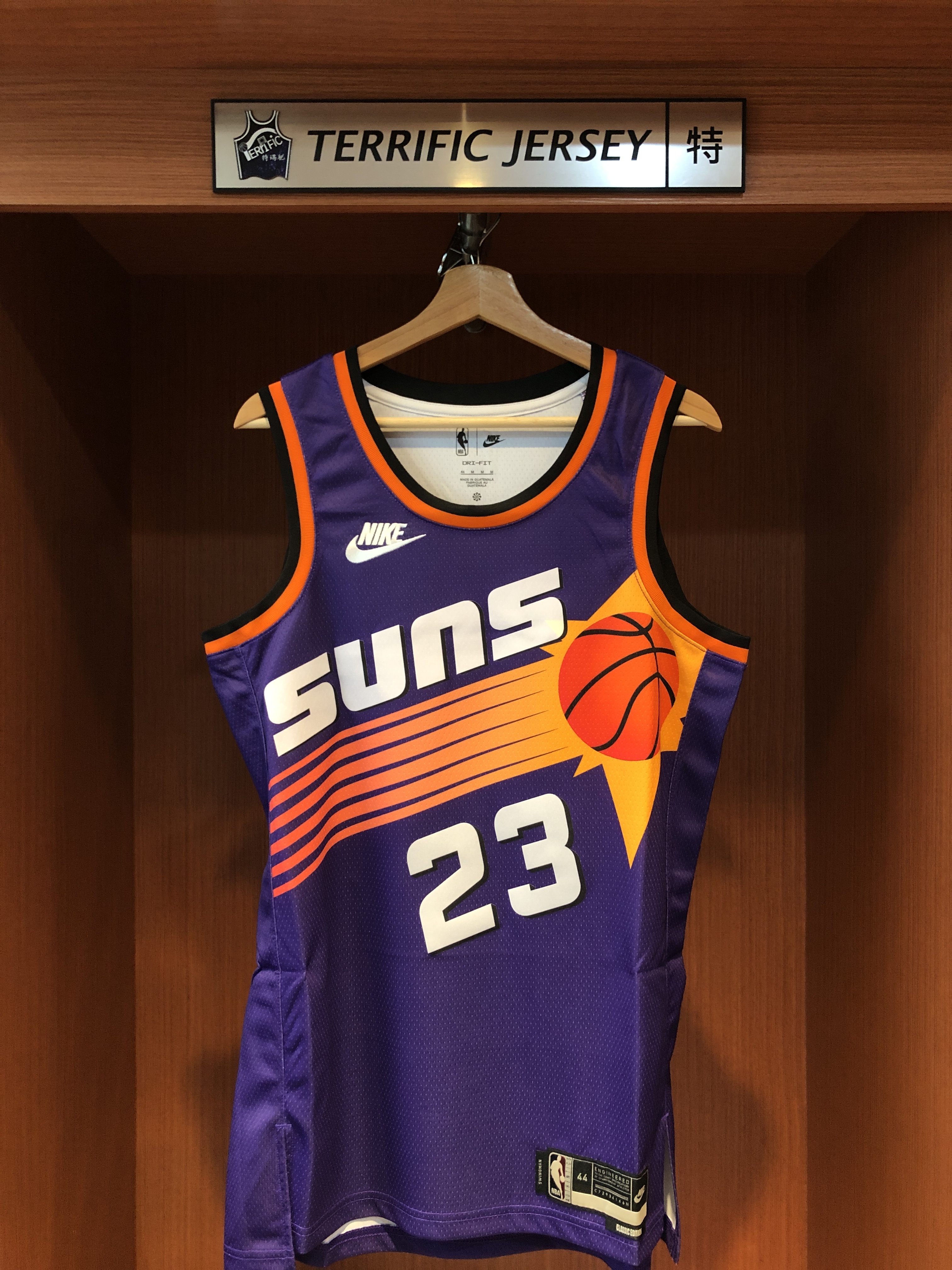 NBA球衣 Cam Johnson 鳳凰城太陽復古 HWC Nike Swingman 球迷版 熱轉印 全新