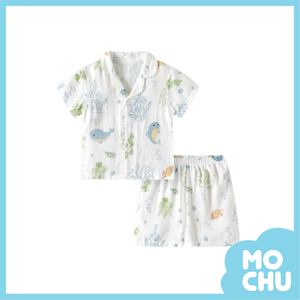 海洋樂園紗布透氣家居套裝