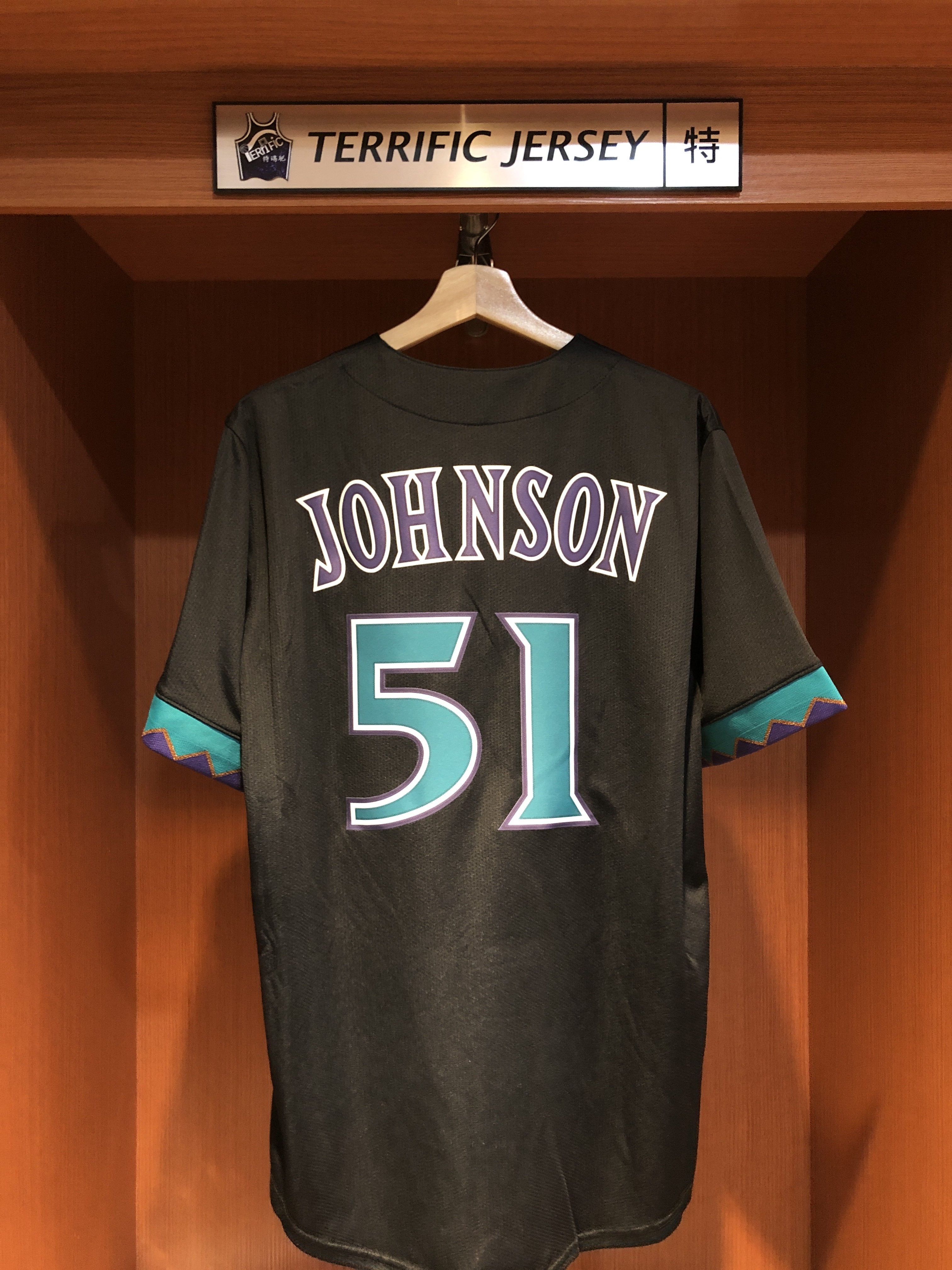 MLB球衣 Randy Johnson 亞利桑那響尾蛇黑 復古 Cooperstown Nike Limited Player Name Jersey 球迷版 熱轉印 全新