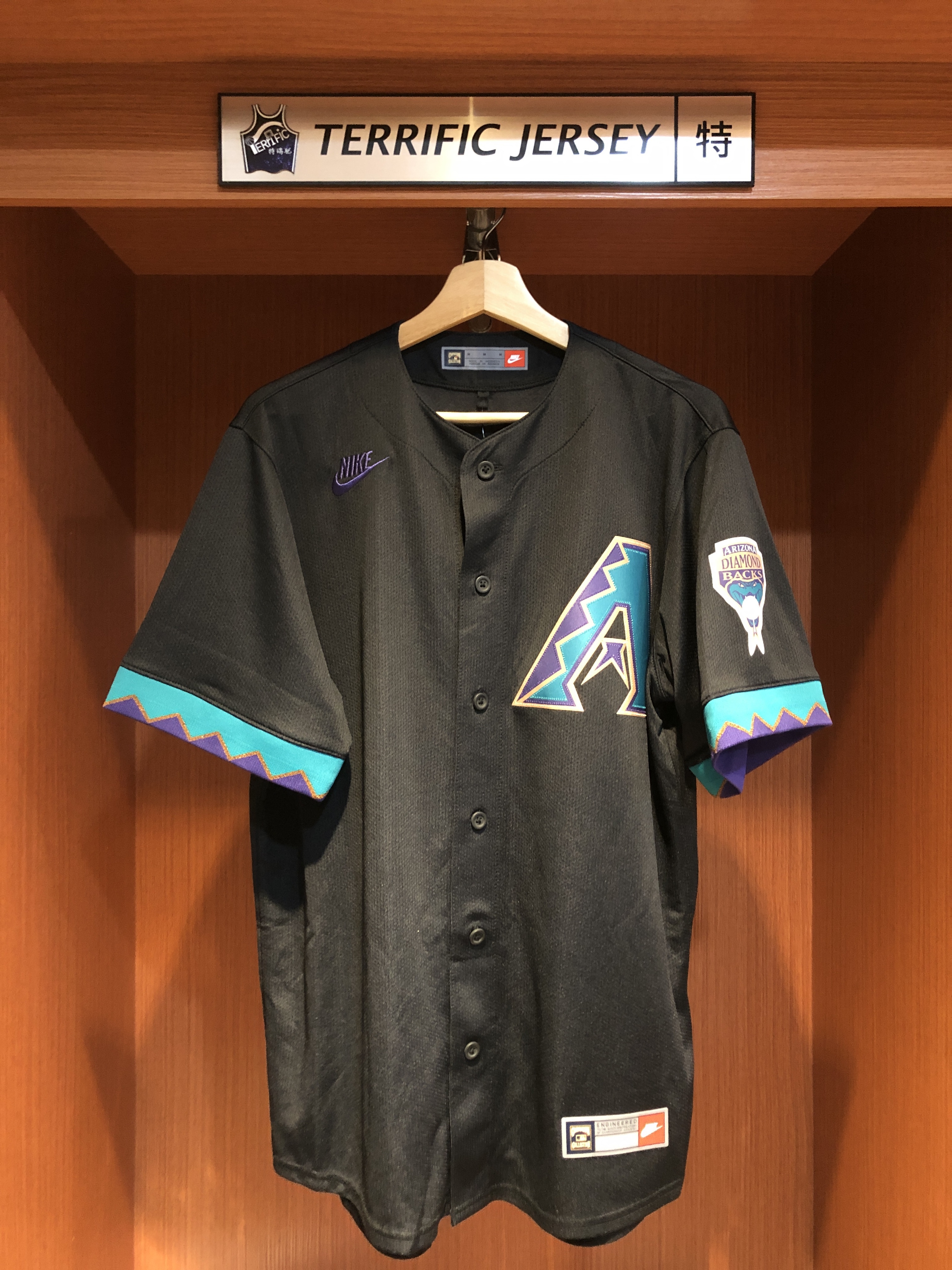 MLB球衣 Randy Johnson 亞利桑那響尾蛇黑 復古 Cooperstown Nike Limited Player Name Jersey 球迷版 熱轉印 全新