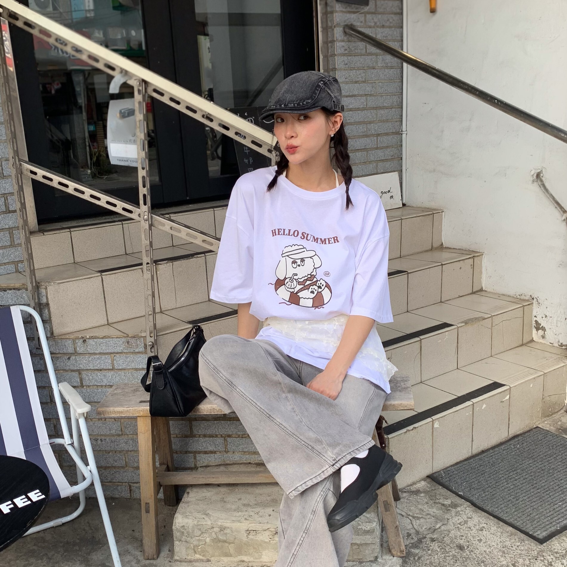 ISA_【ISA MADE】不撞款! 熱浪比基尼狗狗TEE_55097