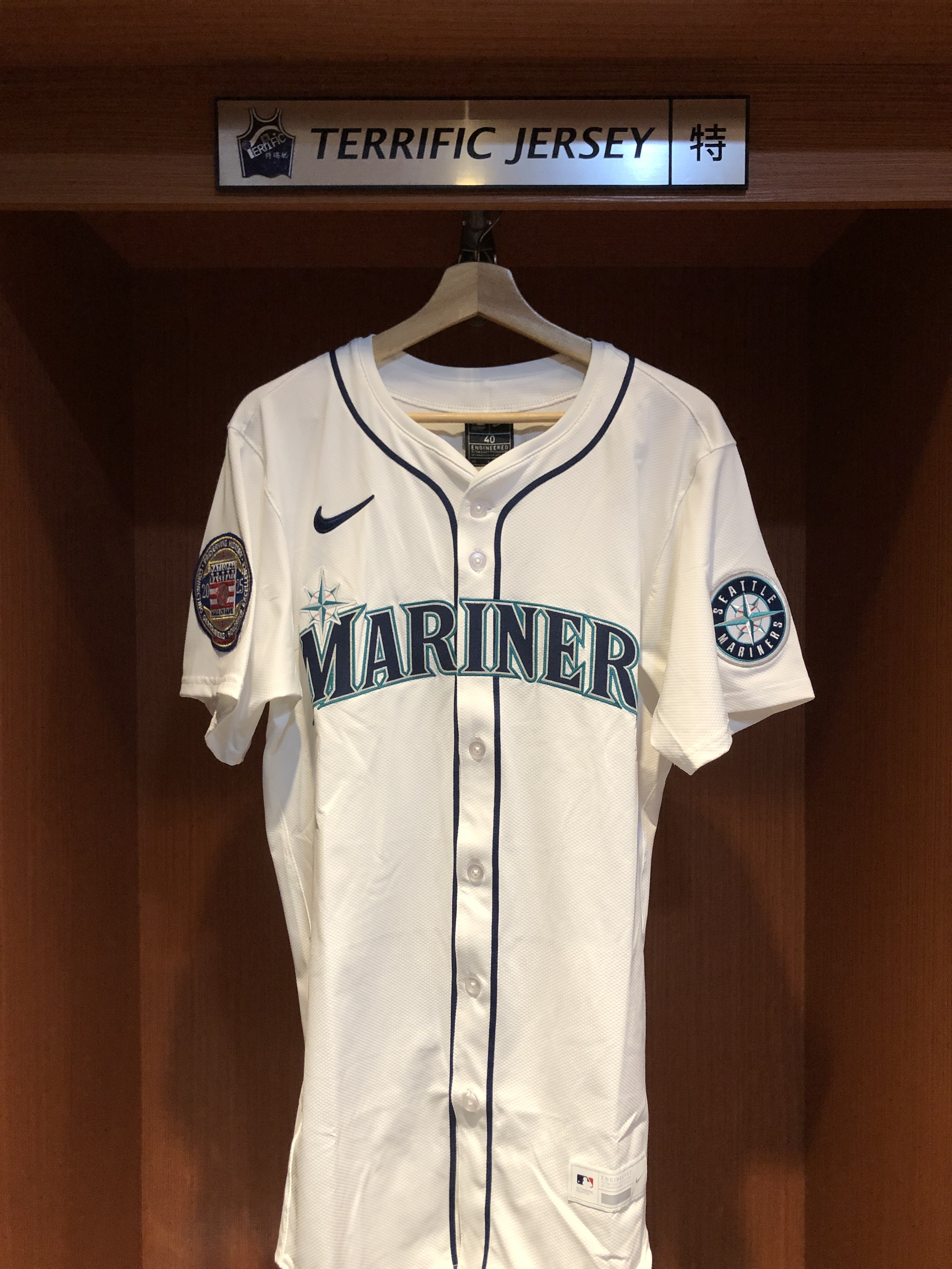 MLB球衣 Ichiro Suzuki 西雅圖水手白 名人堂紀念 HOF Nike Elite Player Name Jersey 球員版 電繡 全新