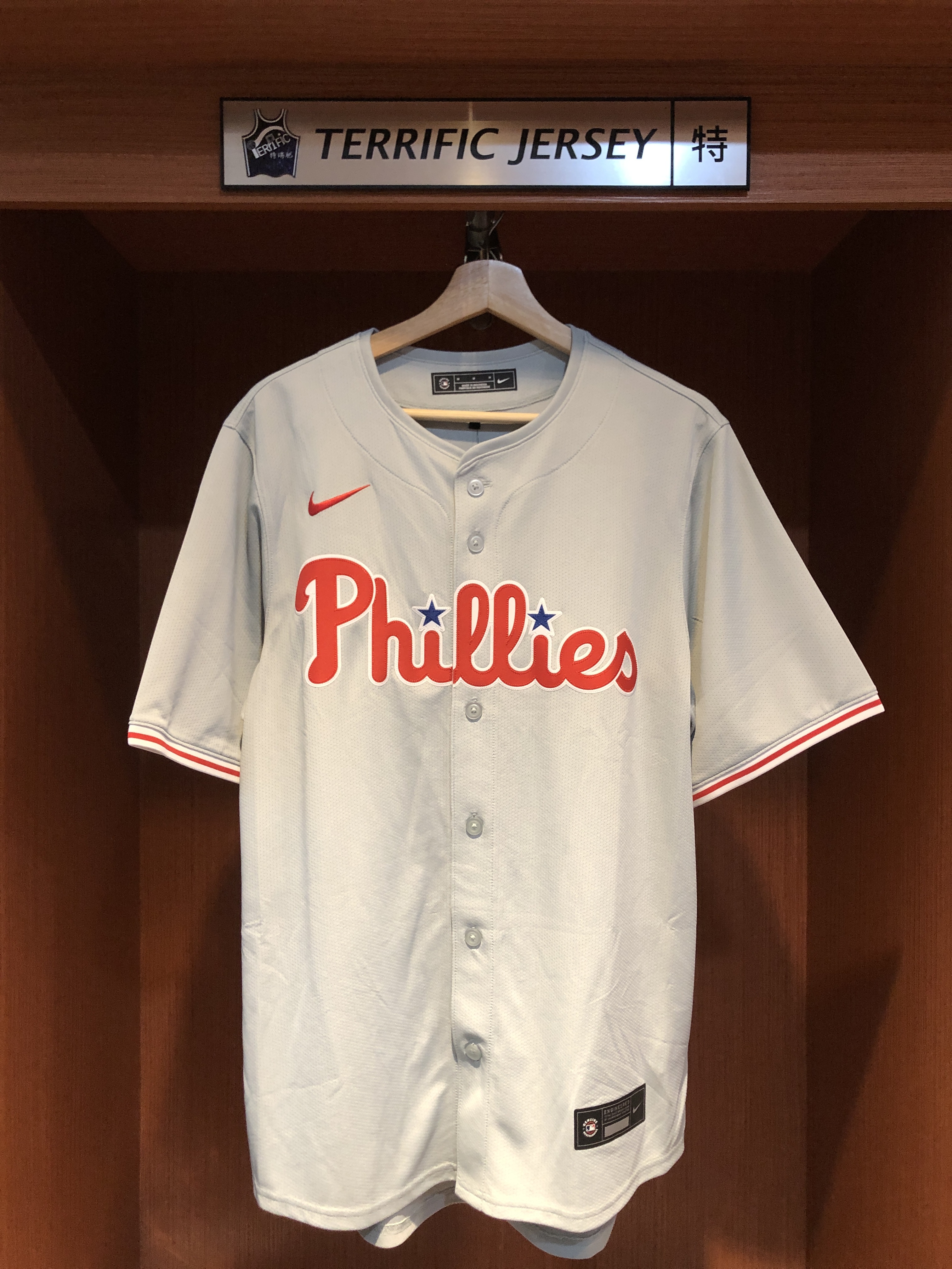 MLB球衣 Bryce Harper 費城費城人灰 Nike Limited Player Name Jersey 球迷版 熱轉印 全新