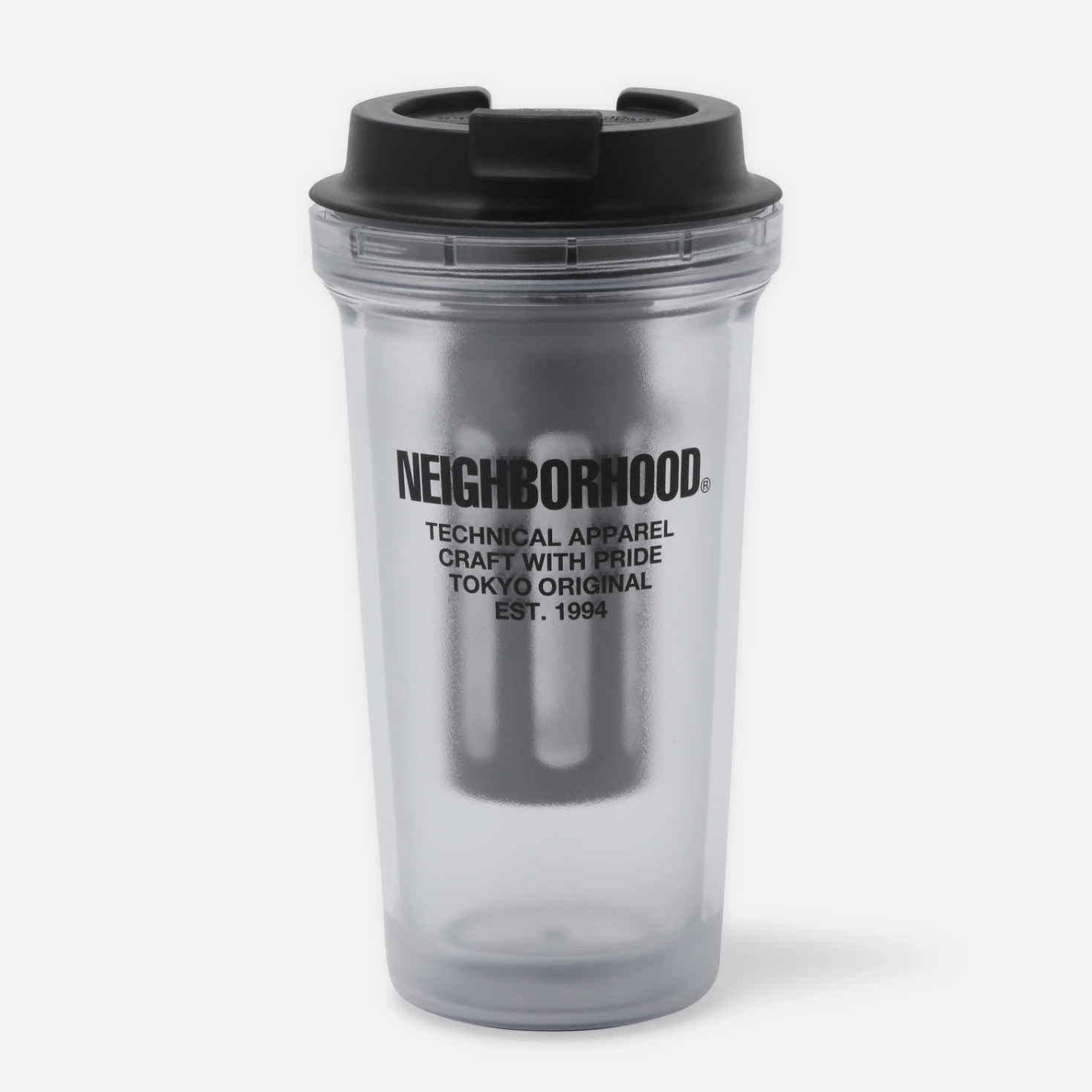 -(C04)-NEIGHBORHOOD  WALLMUG BEARL & STRAINER SET 泡茶 隨行杯 黑色/透明-251RVNH-AC01