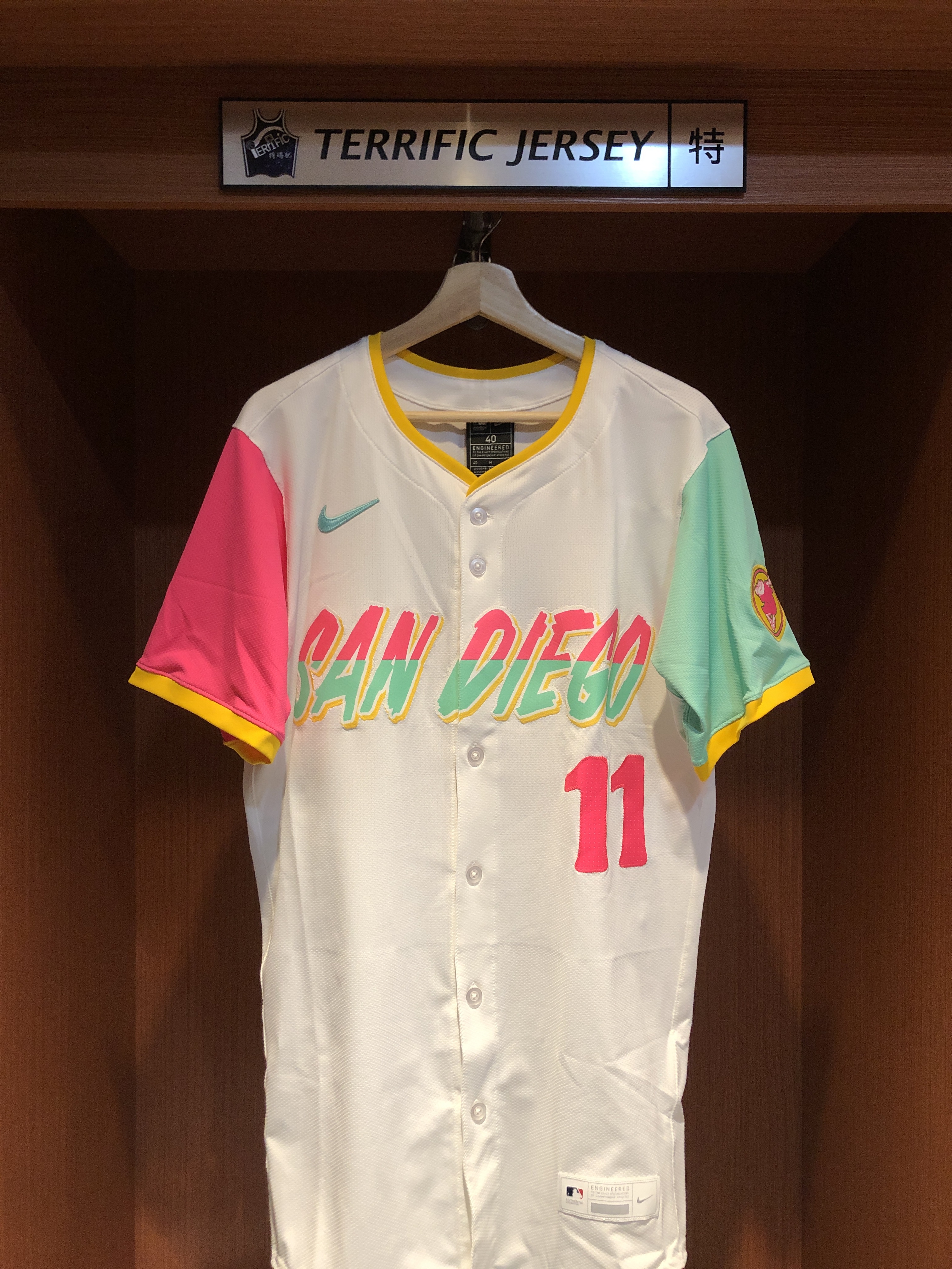 MLB球衣 Darvish Yu 聖地牙哥教士城市 達比修有 Nike Elite Player Name Jersey 球員版 電繡 全新