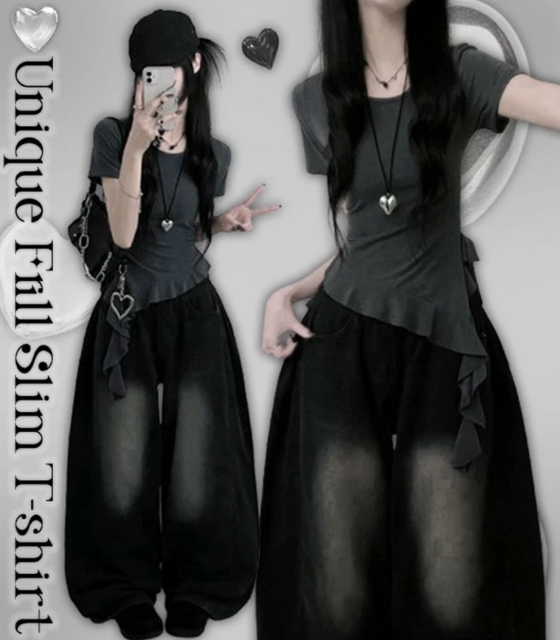 【優惠預訂】韓國不規則RUFFLES TEE（3色）