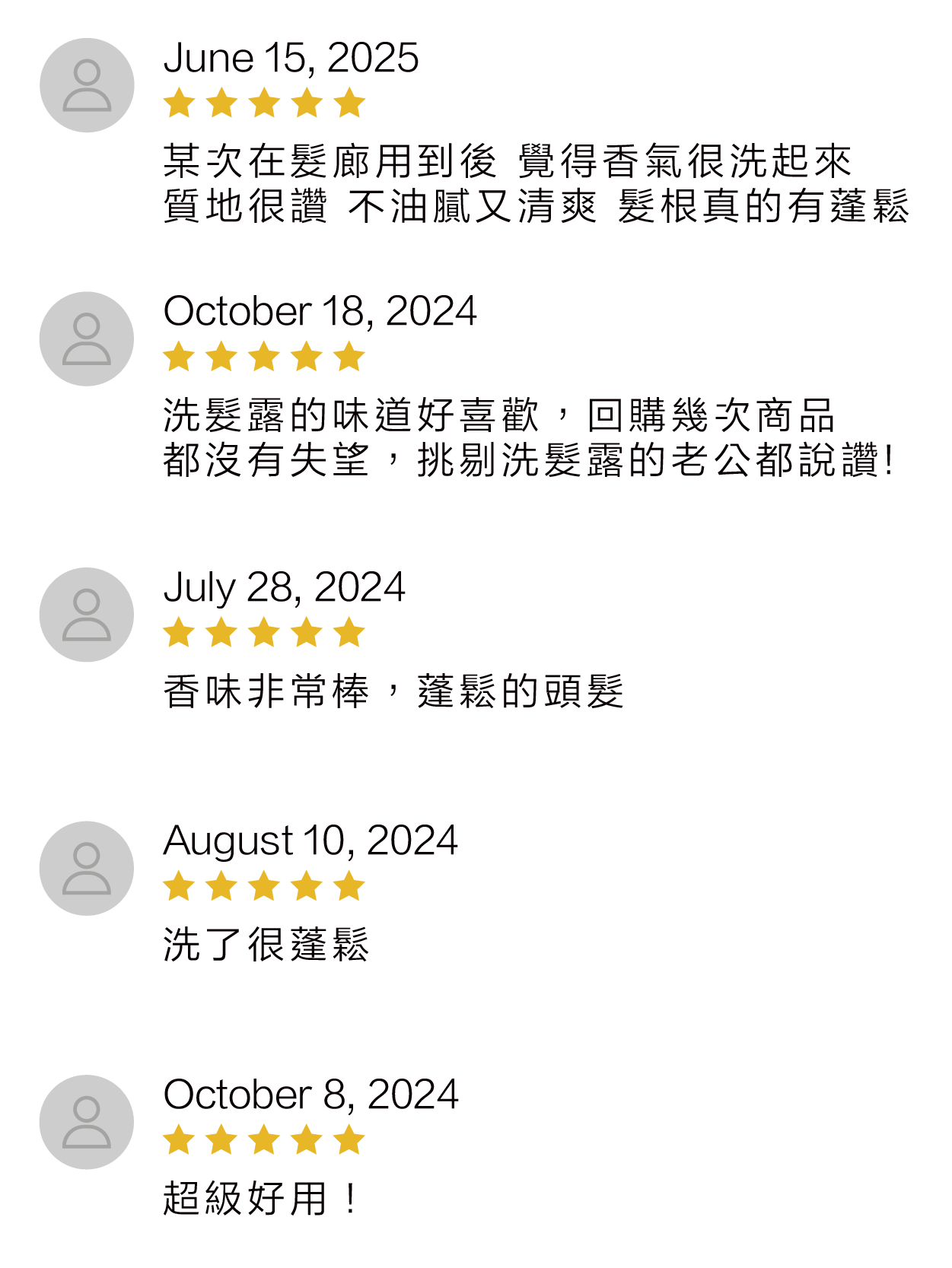 洋梨蓬鬆潔髮露使用者評價