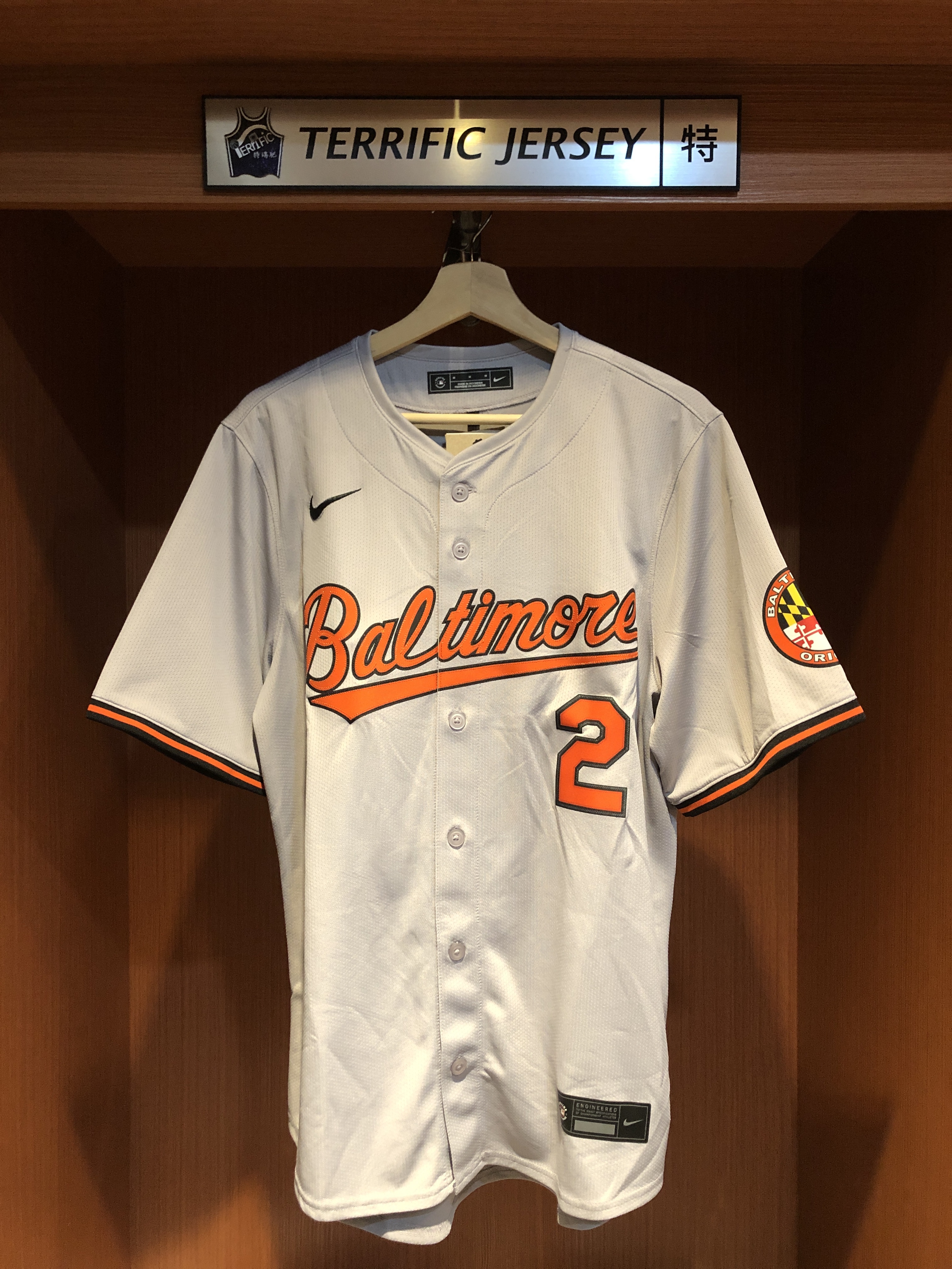 MLB球衣 Gunnar Henderson 巴爾的摩金鶯灰 Nike Limited Player Name Jersey 球迷版 熱轉印 全新