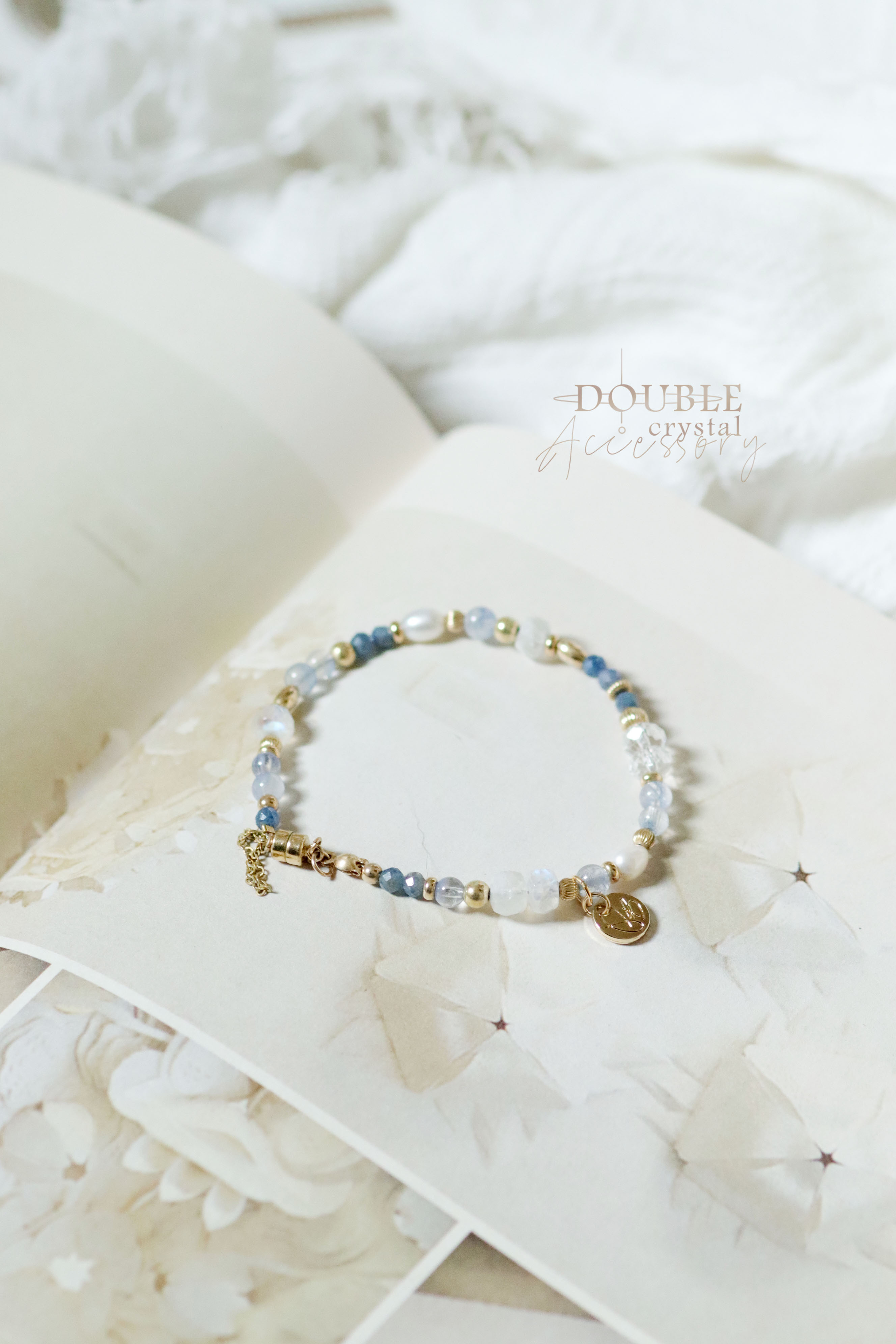 靈感留宿處：藍線石．堇青石．月光石．珍珠