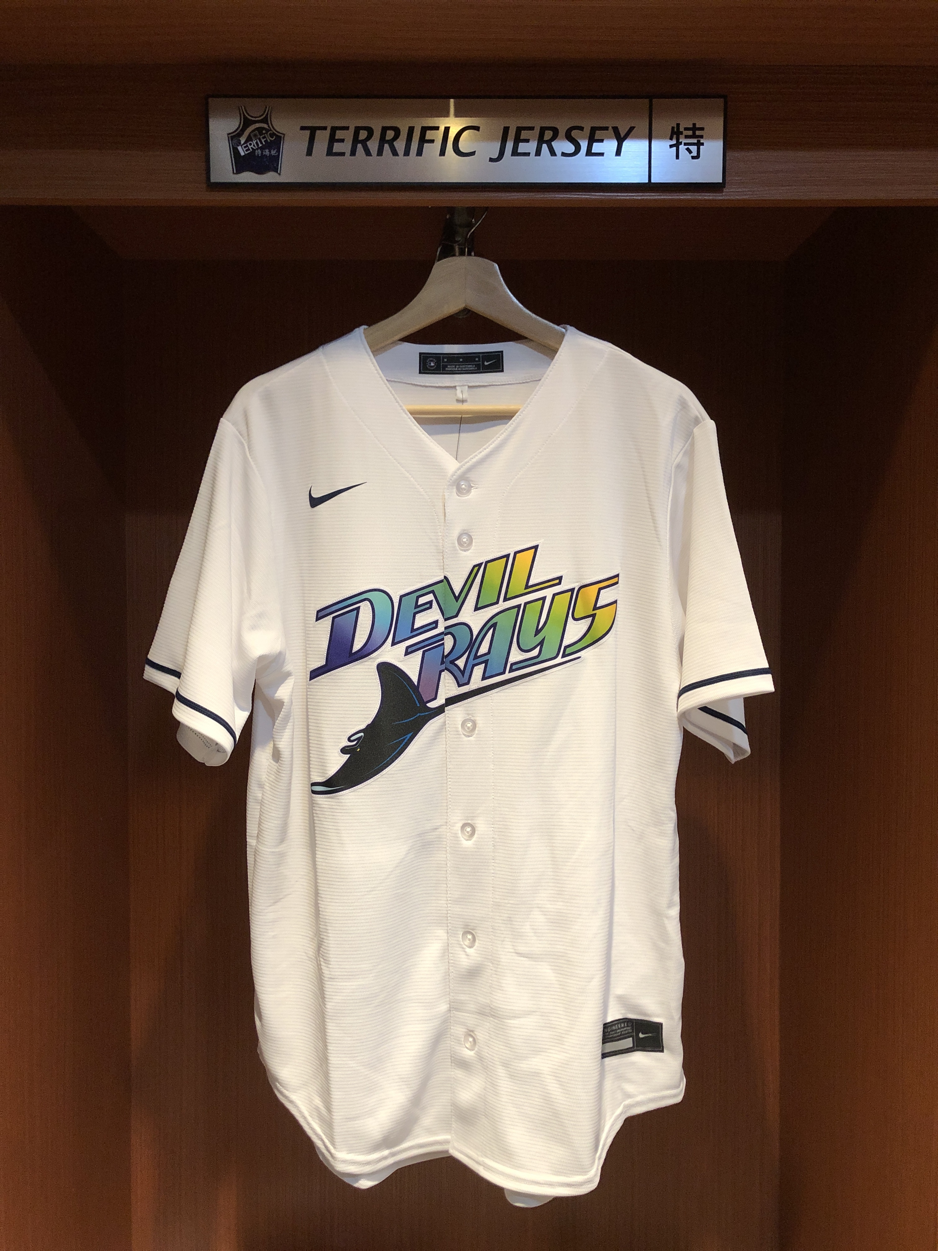 MLB球衣 Tampa Bay Rays 坦帕灣光芒 空白球衣 Nike Replica Jersey 球迷版 熱轉印 全新