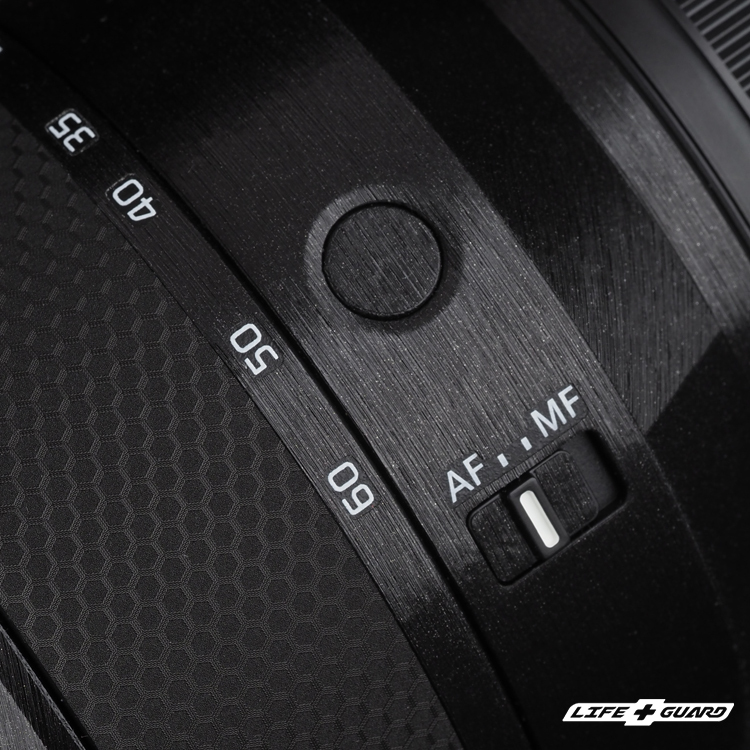 黑色髮絲貼膜質感，LIFE+GUARD 設計風格