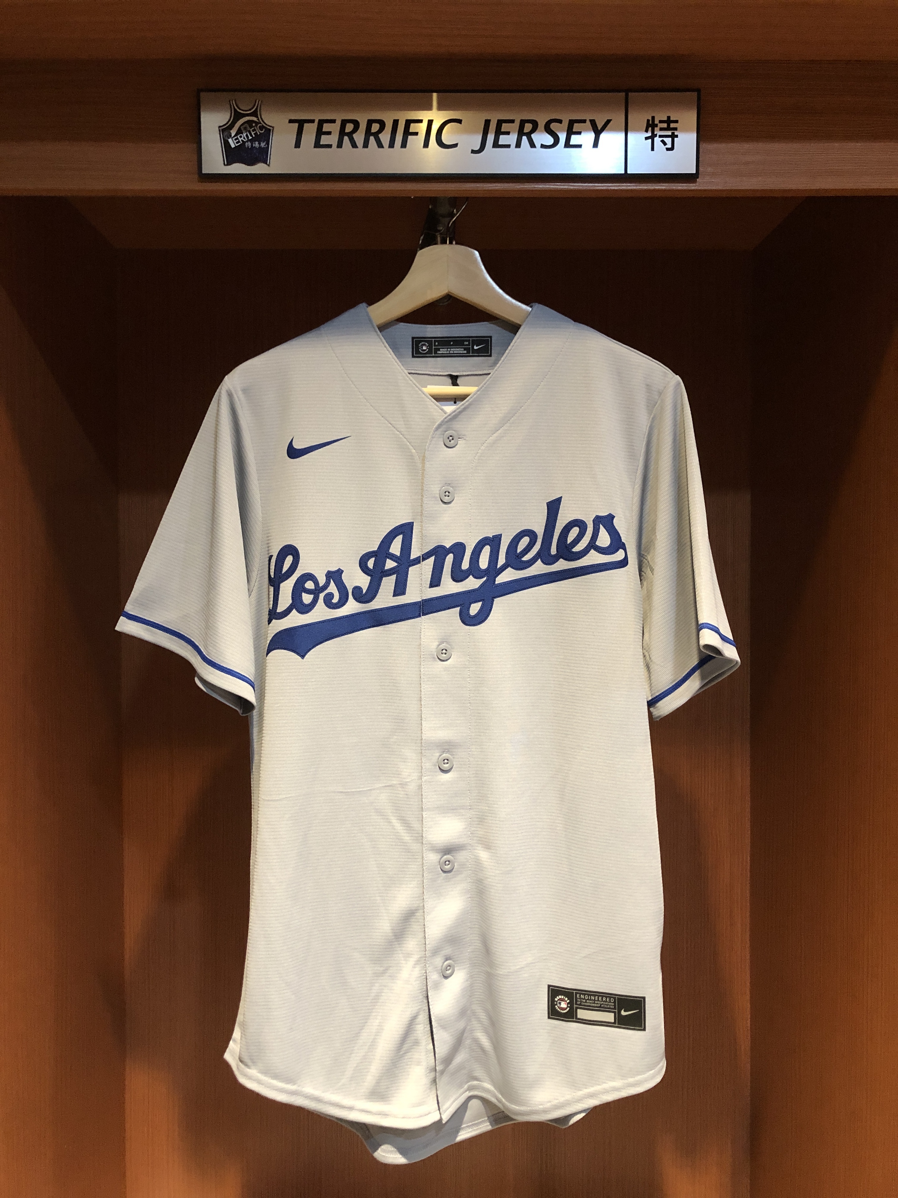 MLB球衣 Shohei Ohtani 洛杉磯道奇灰 草寫灰 Nike Replica Player Name Jersey 球迷版 熱轉印 全新