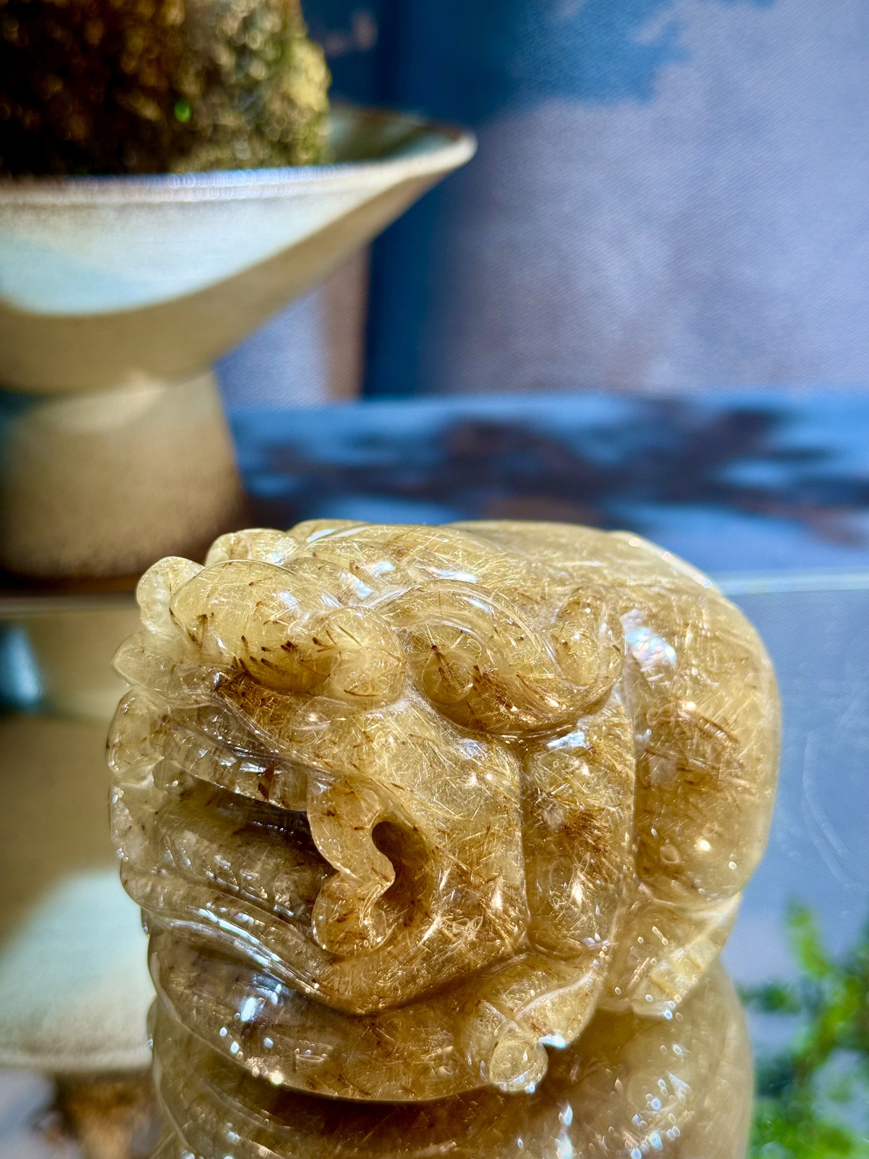 頂級金髮晶貔貅擺件 5808