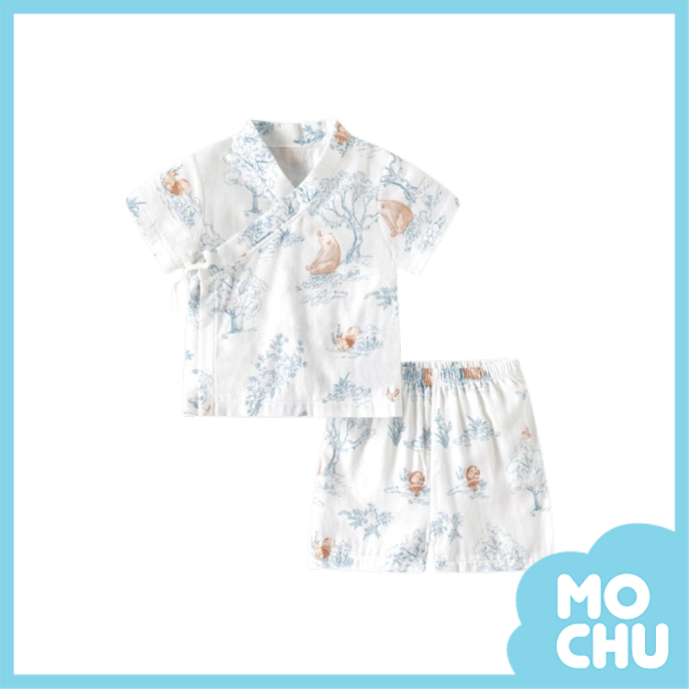 叢林物語斜開綁帶紗布套裝