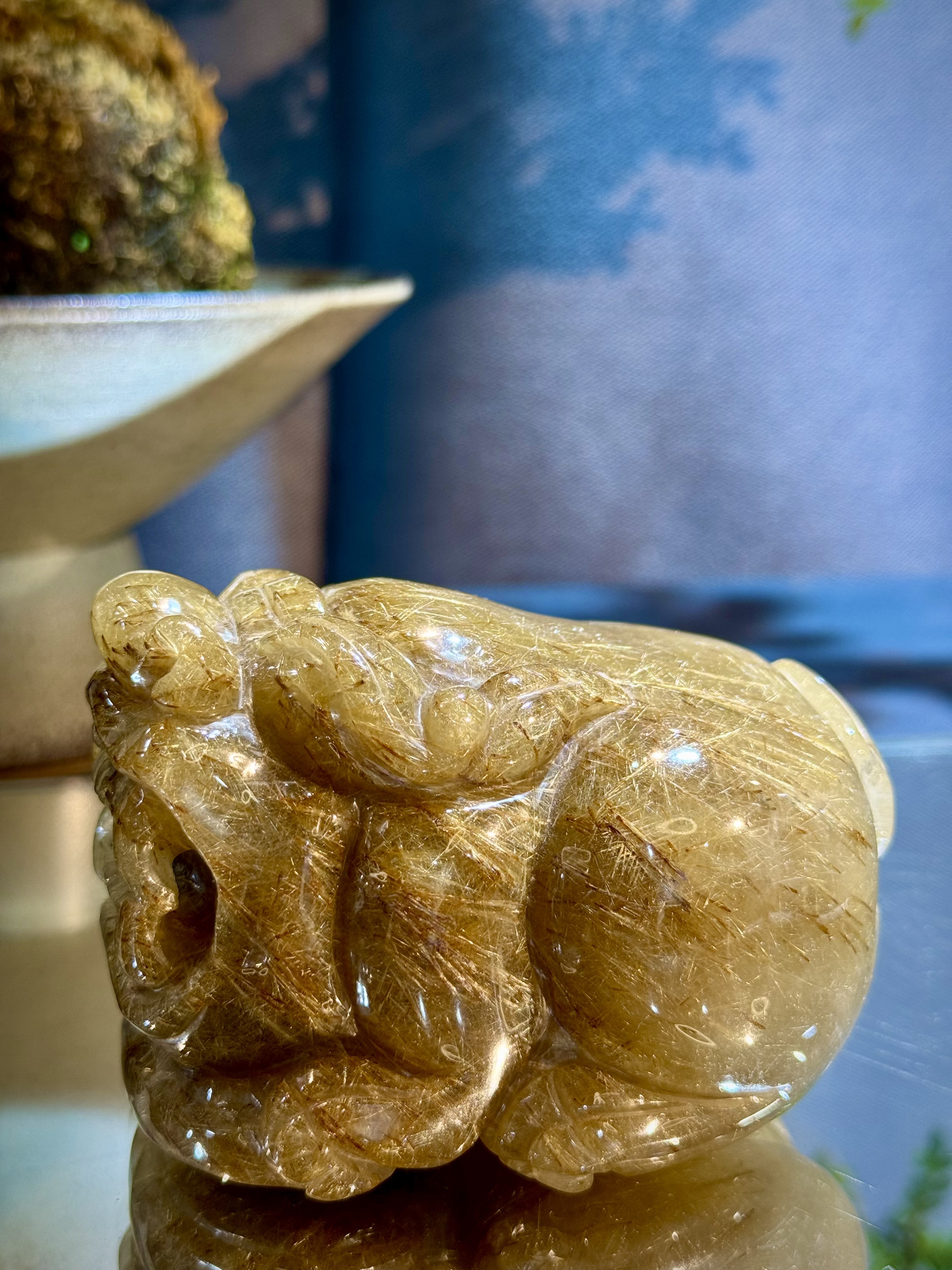 頂級金髮晶貔貅擺件 5808