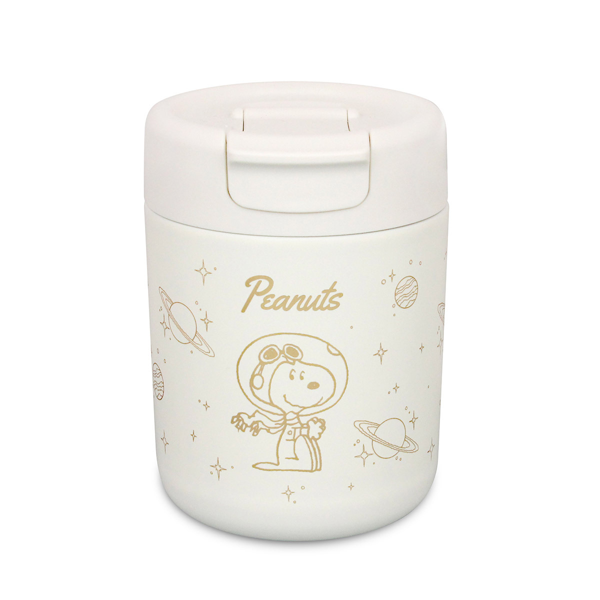 VIPO Snoopy 320ml 不銹鋼真空杯 (流光金) -SP37485