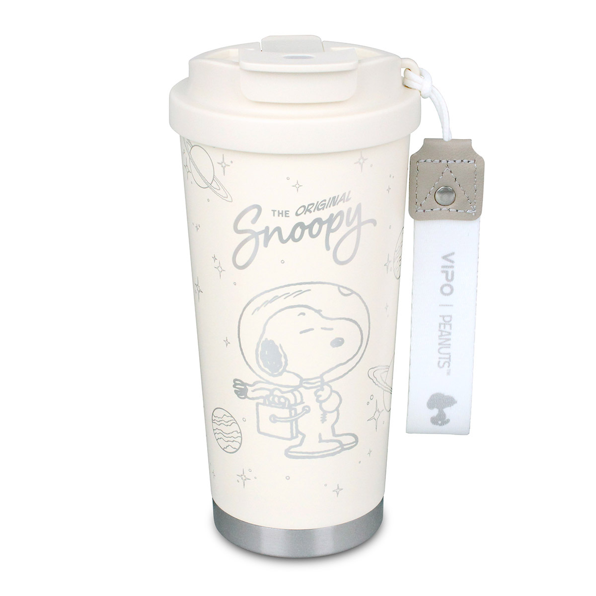 VIPO Snoopy 580ml 不銹鋼真空杯 (銀色) -SP37486