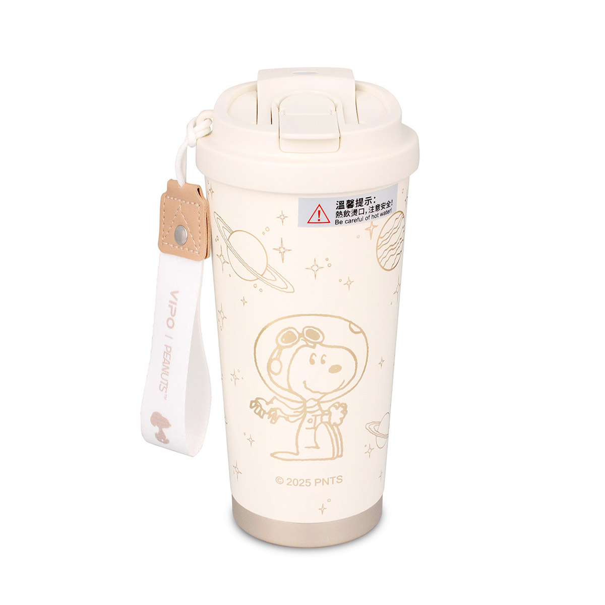 VIPO Snoopy 580ml 不銹鋼真空杯 (流光金) -SP37487
