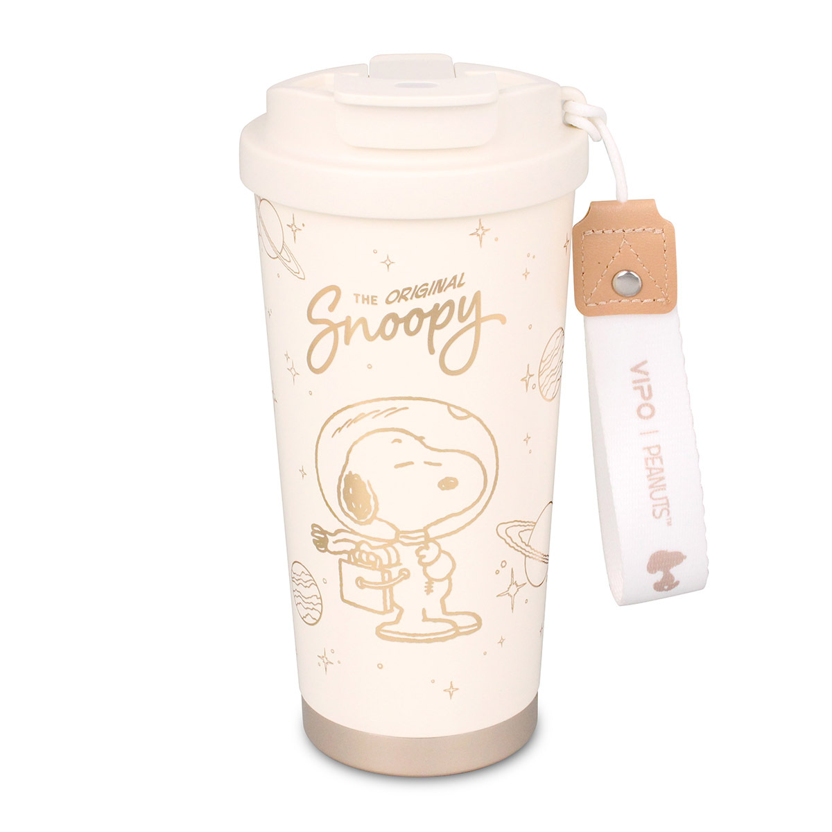 VIPO Snoopy 580ml 不銹鋼真空杯 (流光金) -SP37487