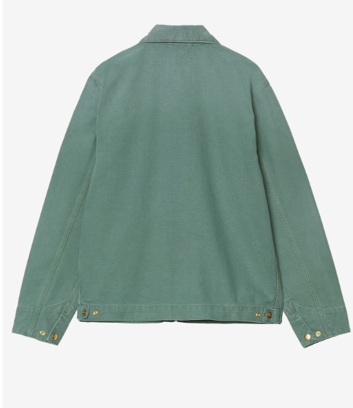 CarharttWip  底特律夾克銀色松樹/銀色松石帆布  JUN25