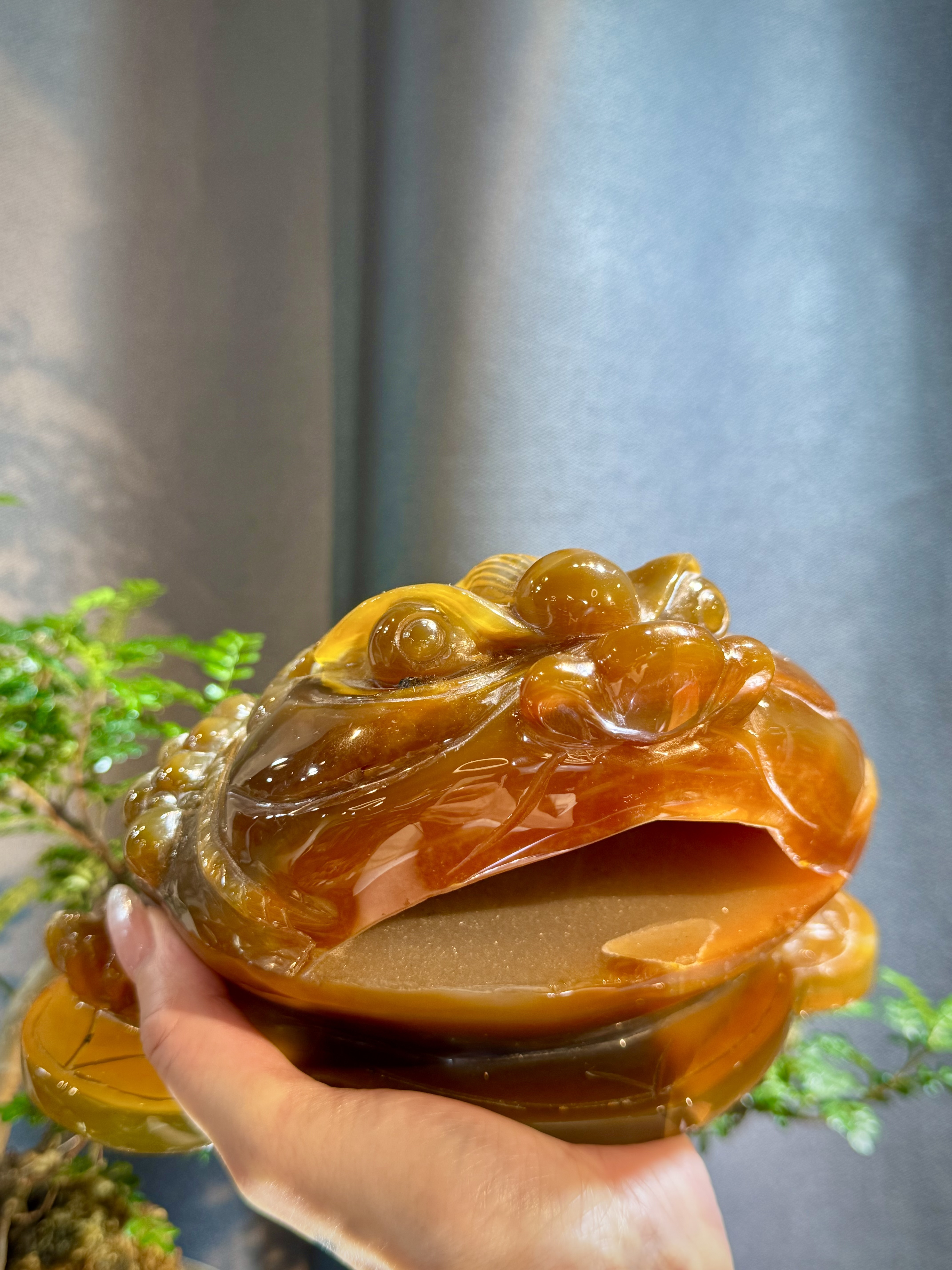 招財瑪瑙蟾蜍擺件 5811