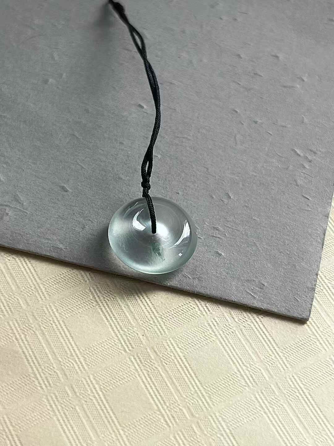 616347 翡翠平安扣 (13.8mm直徑)