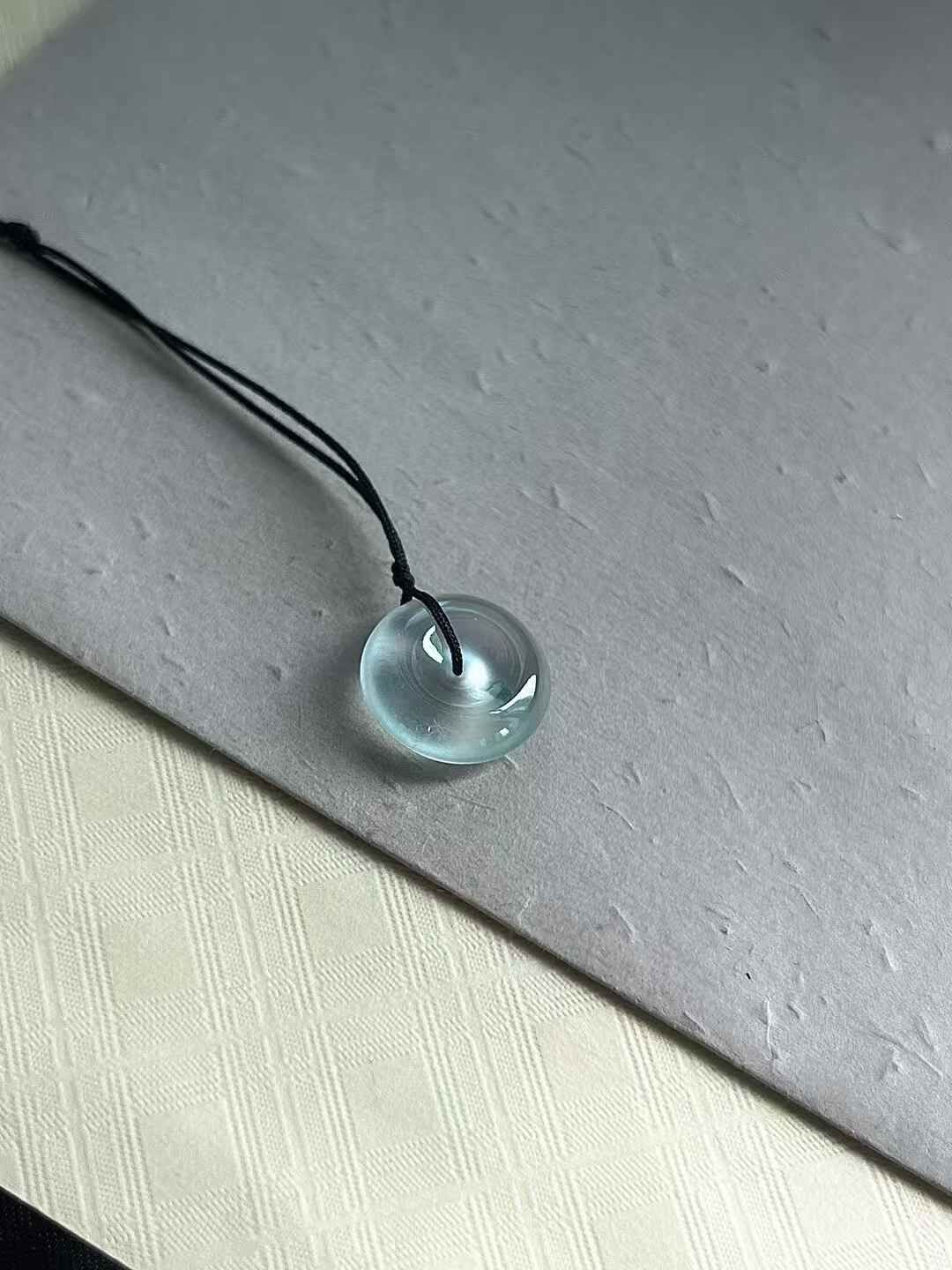 616347 翡翠平安扣 (13.8mm直徑)