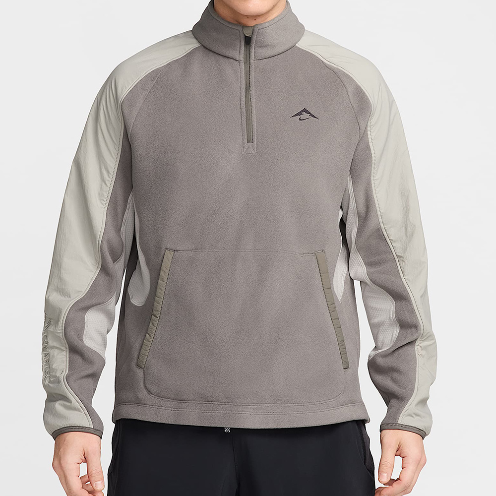 Nike Polartec Trail FLC 男款 棕色 運動 休閒 搖粒絨 高領 開襟 外套 FV9964-289