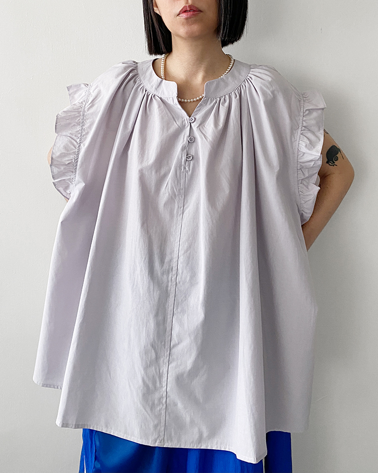 MFT-2747 荷葉花邊襯衫