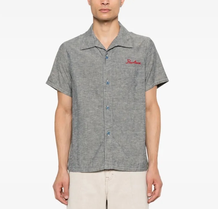 VISVIM FAIRWAY CHAMBRAY SHIRT S/S - INDIGO SIZE 2 PRE ORDER ITEM (預訂中)