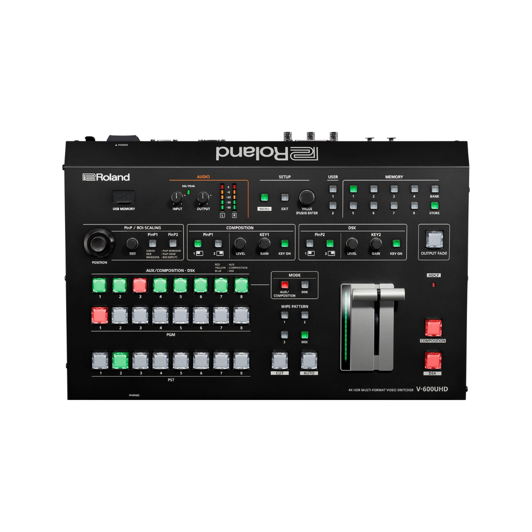 Roland V-600UHD 4K 8頻道直播影像控制台