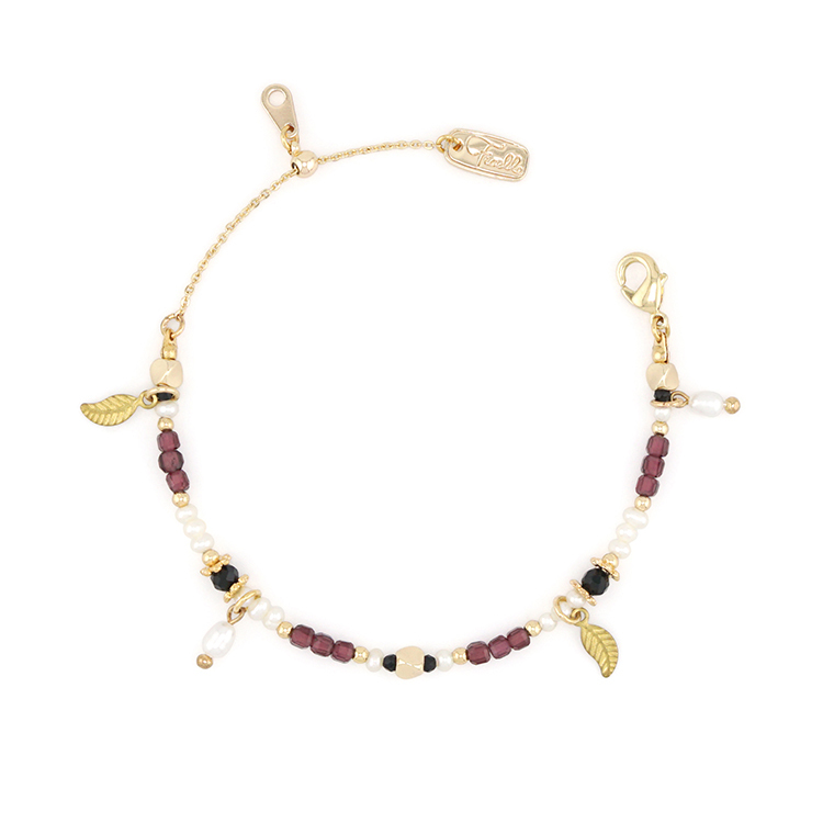 七月誕生石 • 黑牡丹 • 死了都要愛 – 瑪瑙石榴石 – 手鍊