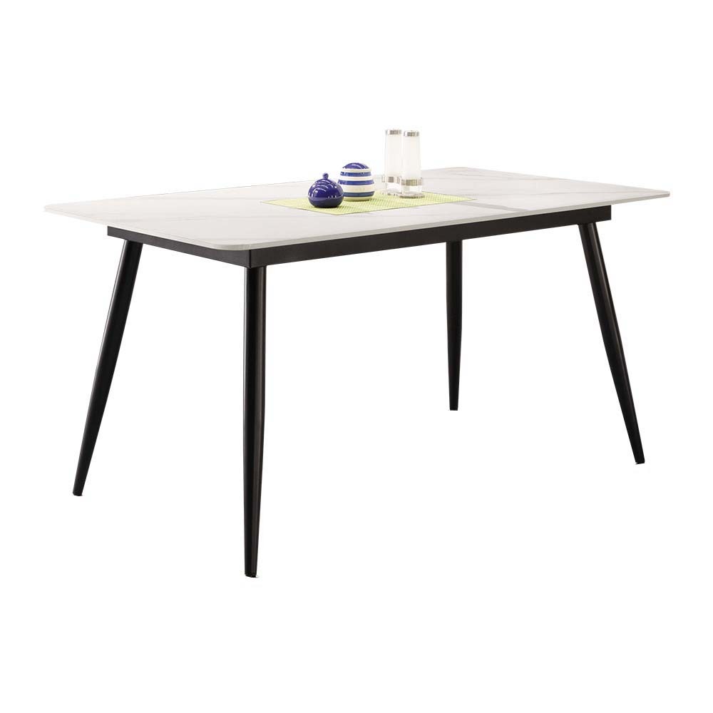 米艾卡4.7尺工業風岩板餐桌/工作桌