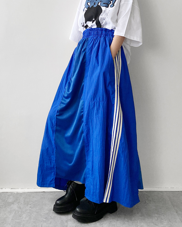 MFS-2730 拼接不規則長裙