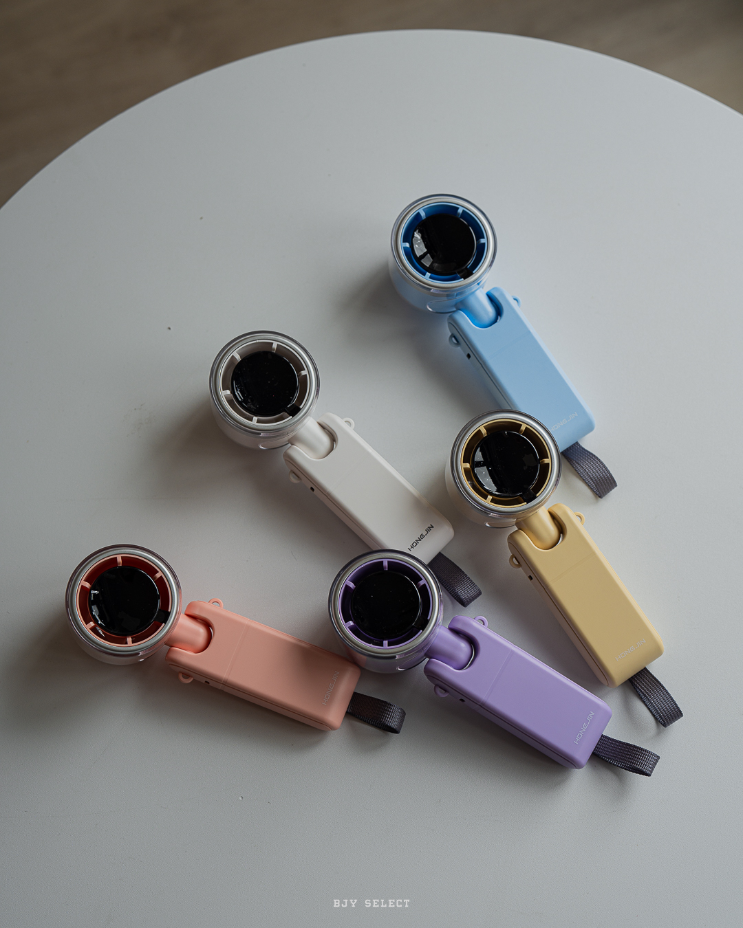 #預購 HJ 便攜 掛脖 手持 大風量 隨身風扇 五色