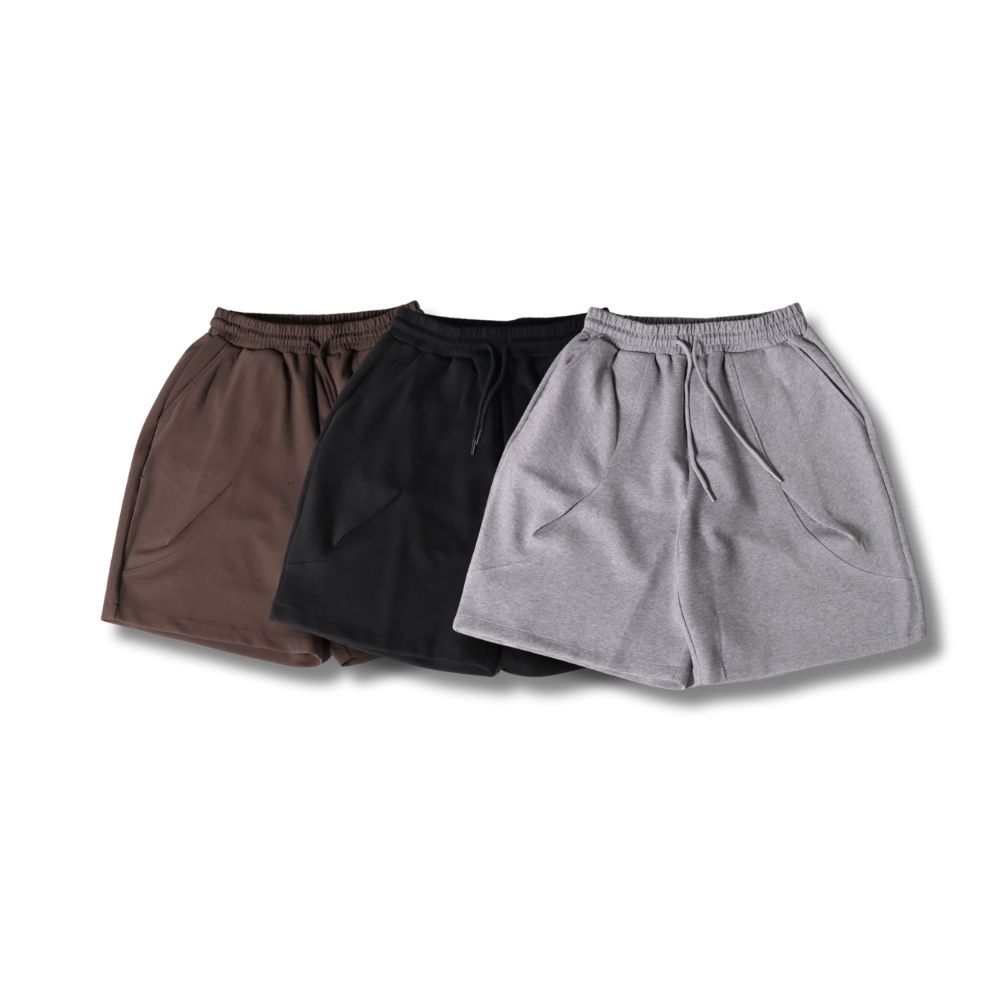 D.CLOSET 立體弧形 打折棉短褲 SS04