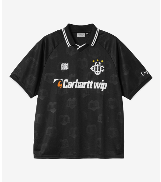 CarharttWip  S/S HARTT'S 足球 T 恤  黑色   JUN25