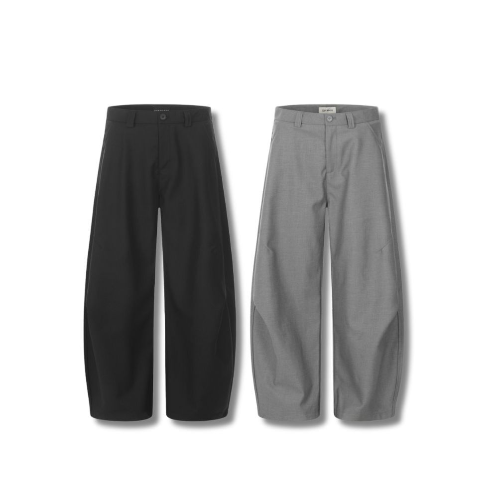 D.CLOSET 廓腿彎刀褲 西裝料質 LL01