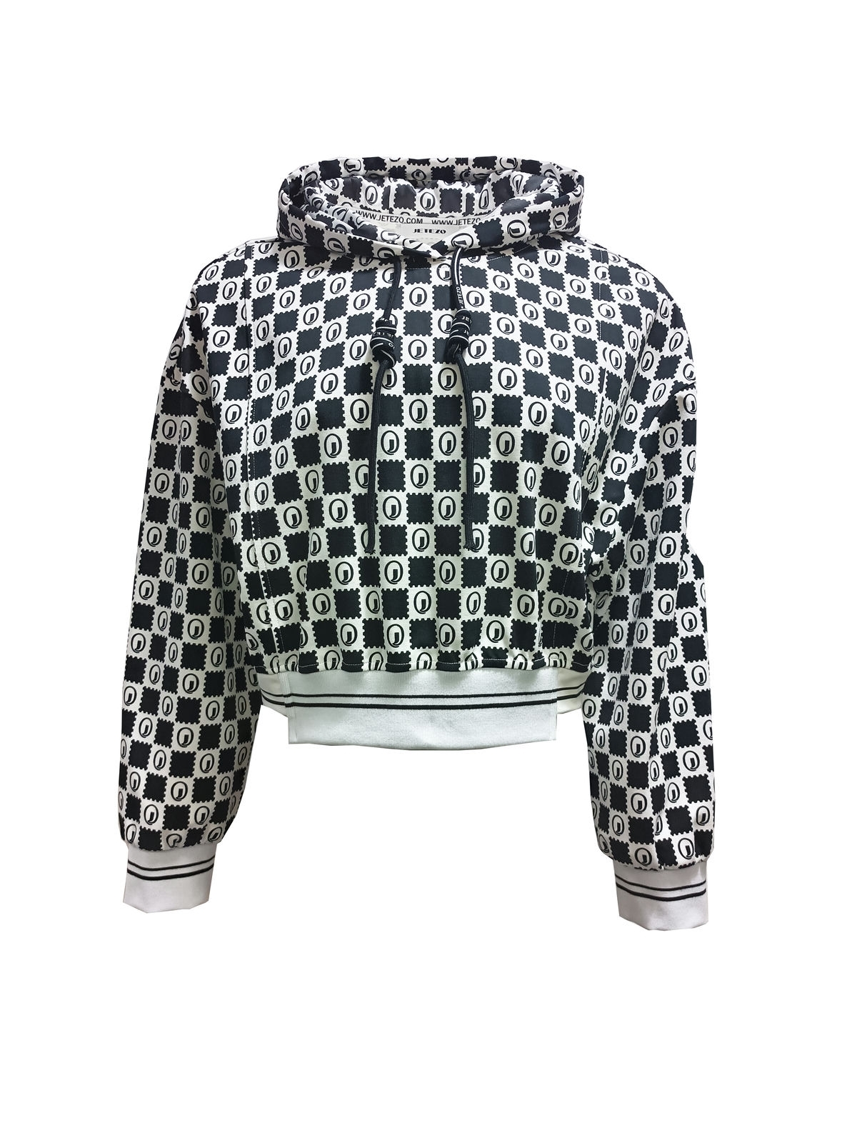 BC1EE150A1 濱海風情棋盤格帽T