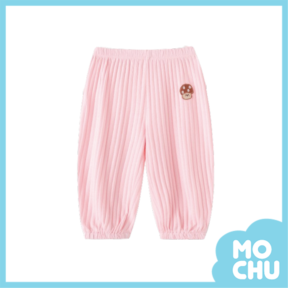 蘑菇純色防紋褲(三色)