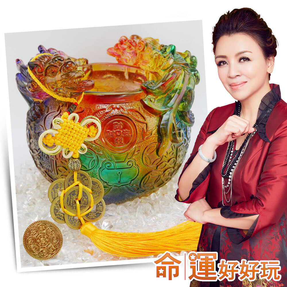 【命運好好玩】對我生財雙貔貅聚寶盆 (廠商直出、不參加免運及滿額贈優惠)