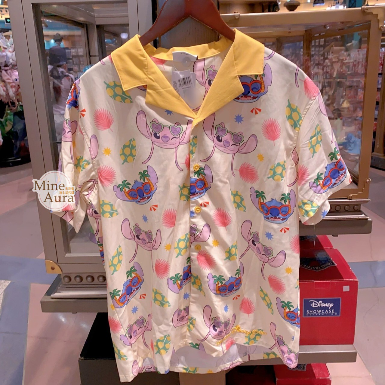 2025 史迪奇 Stitch 安琪拉 Angel 熱帶海灘 短袖 襯衫 上衣 星際寶貝 Lilo & Stitch -上海迪士尼樂園