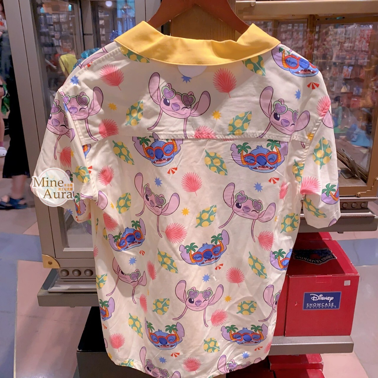 2025 史迪奇 Stitch 安琪拉 Angel 熱帶海灘 短袖 襯衫 上衣 星際寶貝 Lilo & Stitch -上海迪士尼樂園