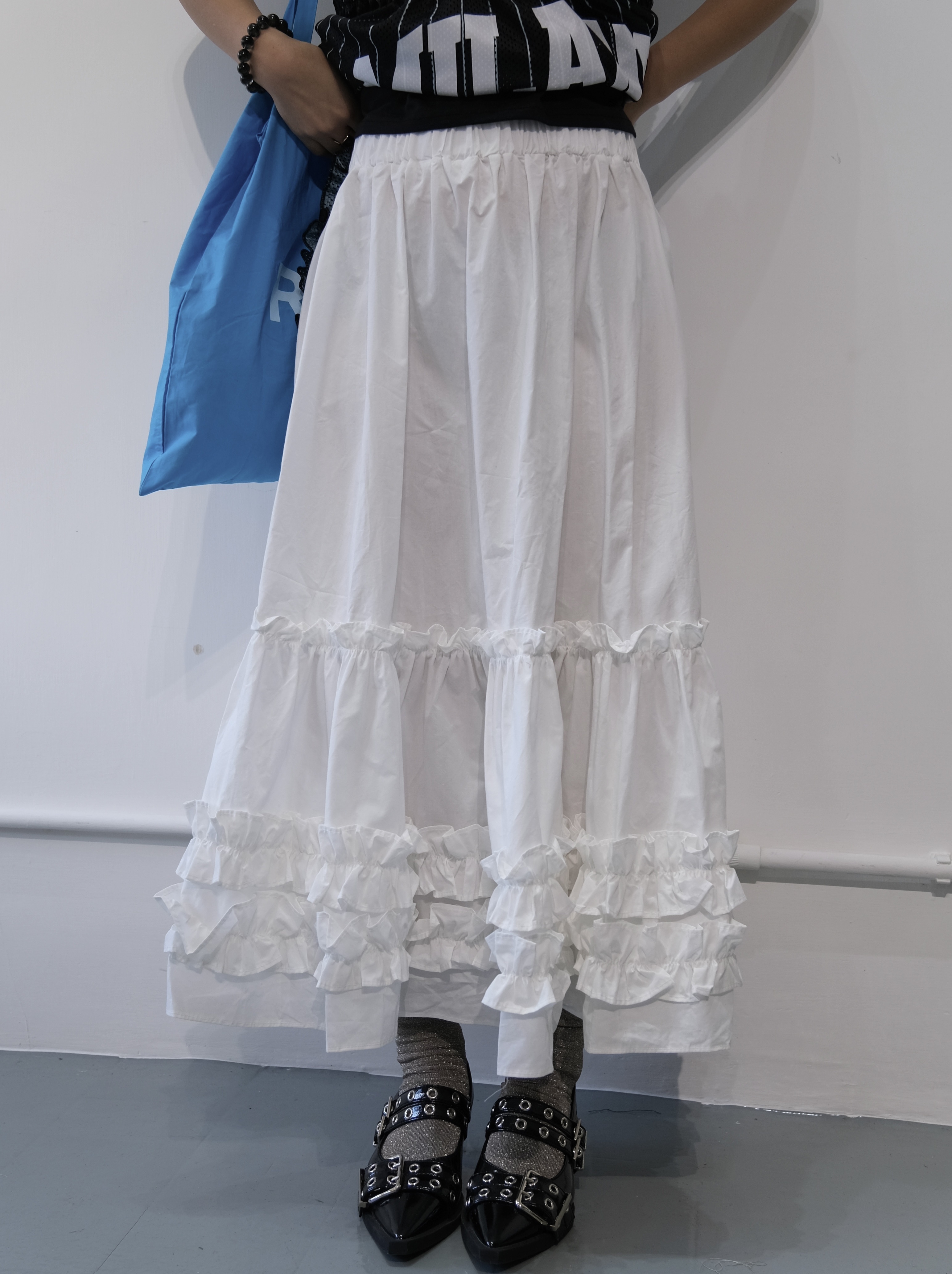 夏日料ruffle下身裙 小個子ok!