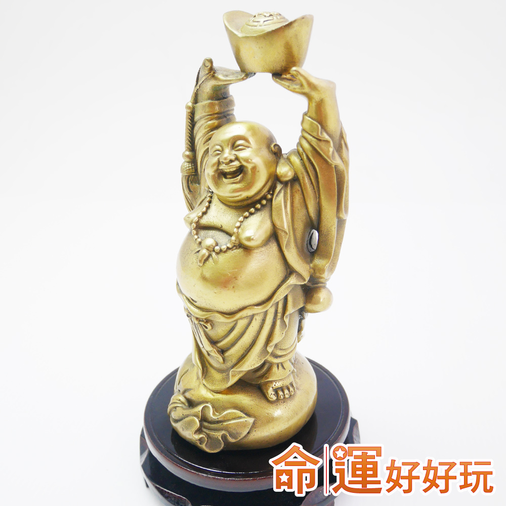 【命運好好玩】頂天財彌勒佛銅擺鎮(大) (廠商直出、不參加免運及滿額贈優惠)