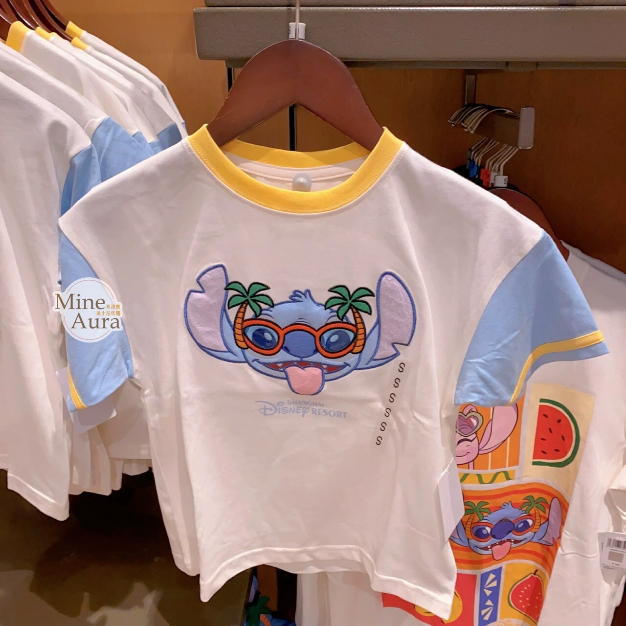 2025 史迪奇 Stitch 安琪拉 Angel 熱帶海灘 兒童/成人 短袖 上衣 星際寶貝 Lilo & Stitch -上海迪士尼樂園