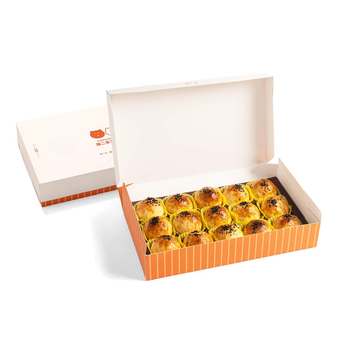 雄二家蛋黃酥禮盒 15入 (含提袋)