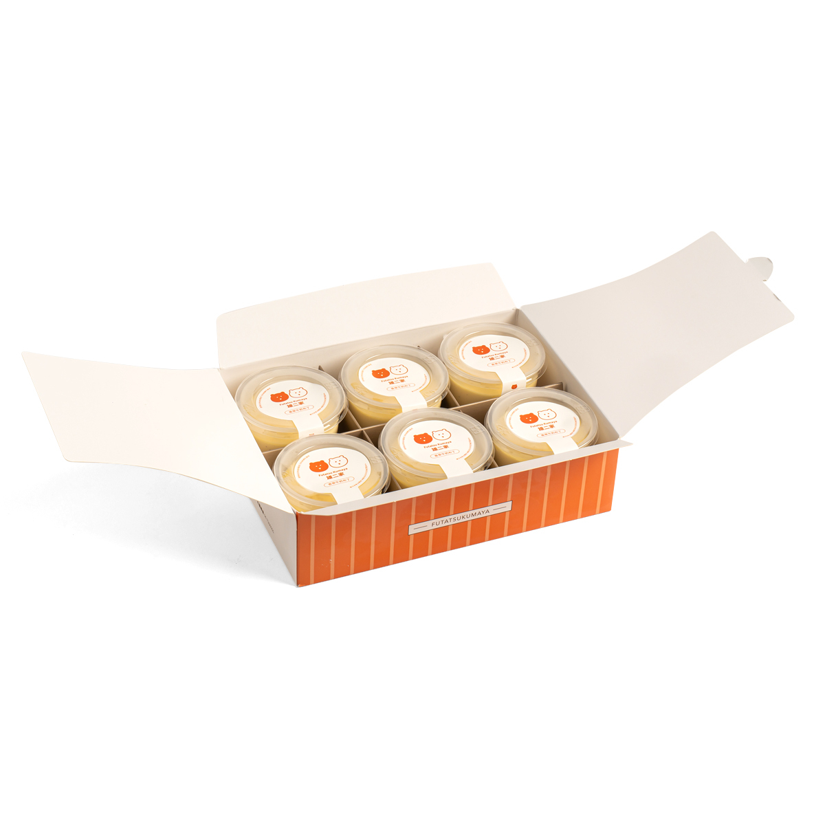 雄二家香草牛奶烤布丁6入