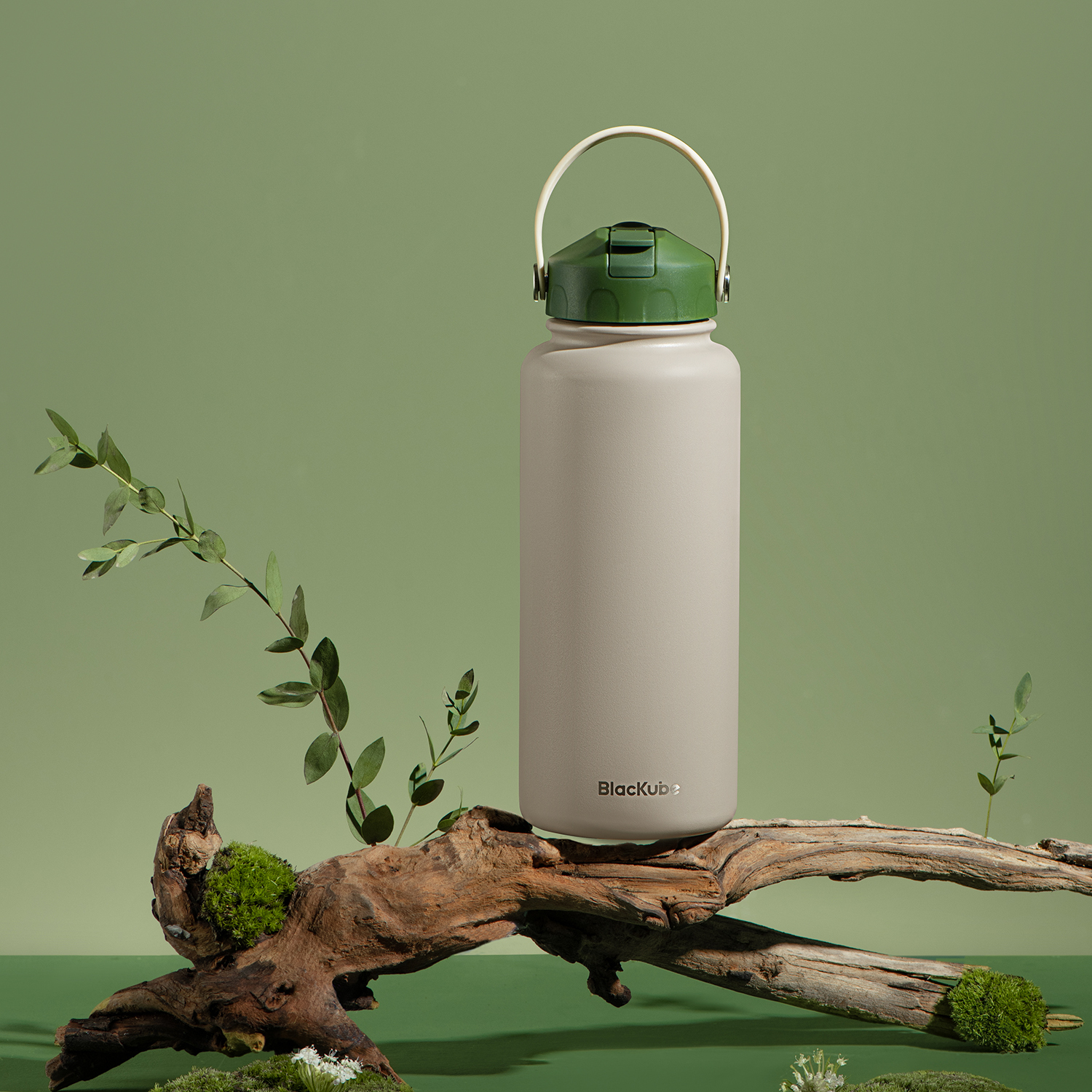 BLACKUBE 手提吸管保溫瓶 MORE 1000ml