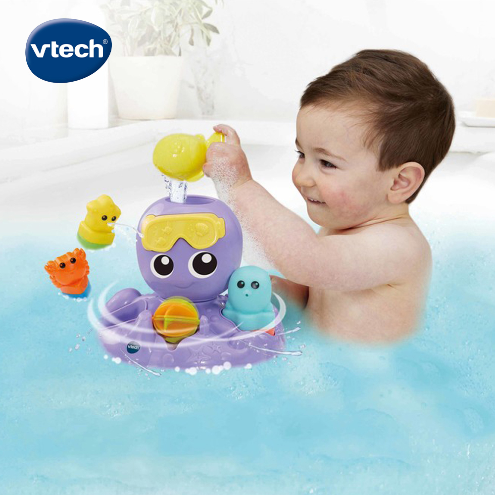 Vtech 戲水玩具系列-轉轉噴水章魚